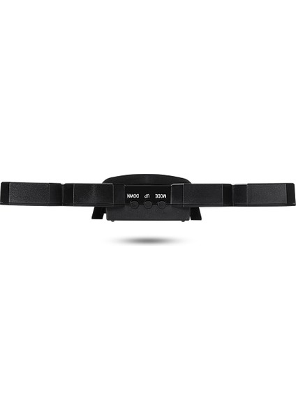 Çok Fonksiyonlu Büyük 3D LED Dijital Duvar Alarm Saati Yeşil (Yurt Dışından)