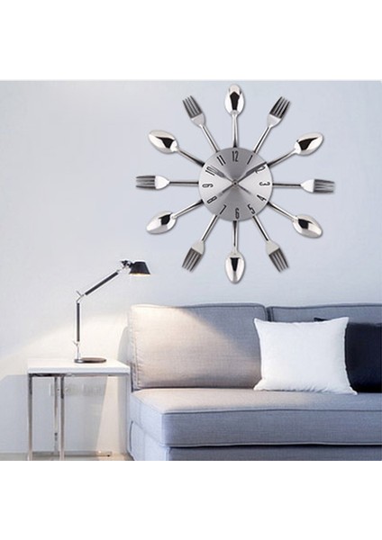 Oturma Odası ve Çatal Kuvars Duvar Saati Çok Renkli (Yurt Dışından) fiyatları