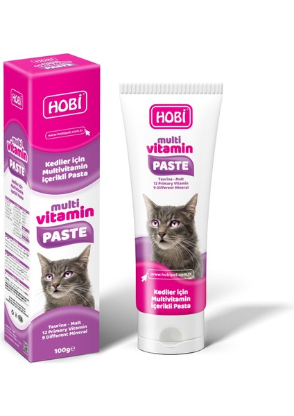 Multivitamin Paste Kediler Için Multivitamin Içerikli Pasta 100 gr