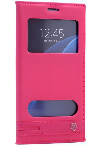 Galaxy A5 2016 Kılıf Elite Pencereli Kapaklı Kılıf