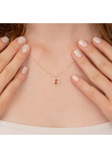 Gümüş Kolye - Gümüş Koyle - Zultanit Oval Taşlı 925 Ayar Gümüş Kolye fırsatları