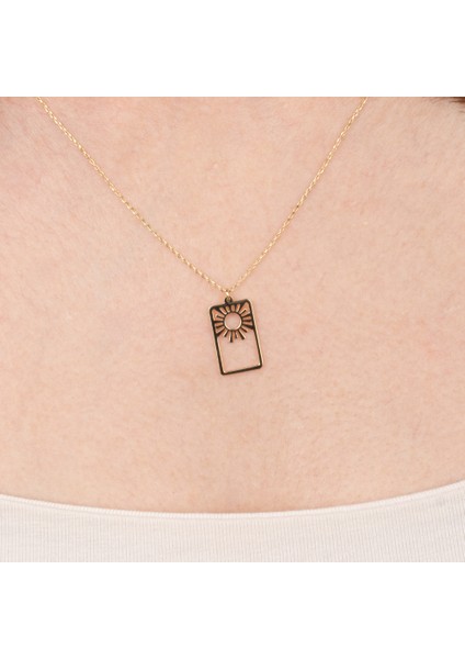 Gümüş Kolye - Güneş 925 Ayar Gümüş Kolye fiyatları