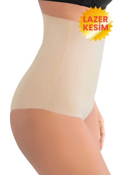 Kadın Lazer Kesim Toparlayıcı Yüksek Bel Slip Korse 2'li Set modelleri