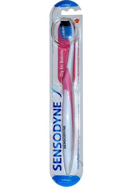 Diş Eti Bakımı Diş Fırçası + Sensodyne F Diş Macunu 100 ml (2'li Set)