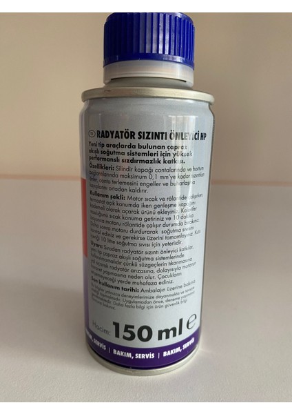 Radyatör Sızıntı Önleyici 150ML