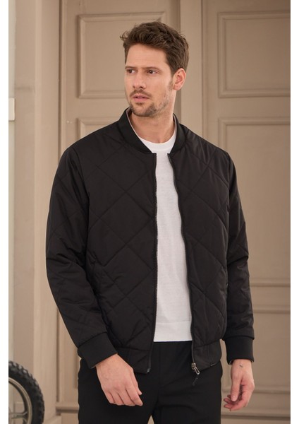 Unisex Çift Taraflı Giyilebilir Regular-Fit Kalıp Su Geçirmez Mont - 970DNGR