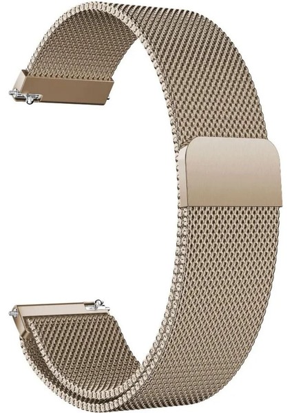 Huawei Watch Gt3 Se ile Uyumlu Kordon 22 mm Metal Hasır Kordon