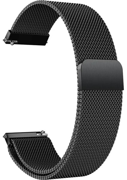 Huawei Watch Gt 5 Pro 46MM ile Uyumlu Kordon 22 mm Metal Hasır Kordon