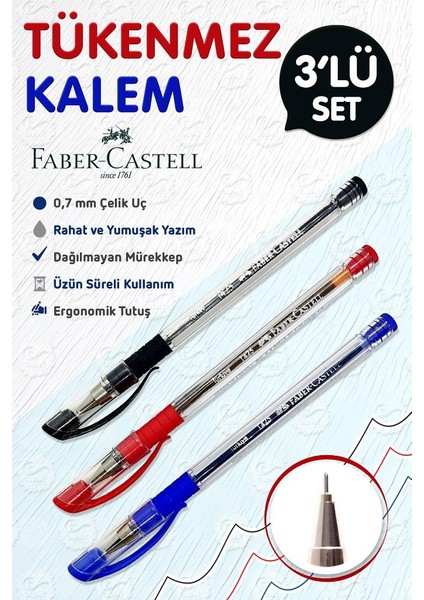 1425 Ince Iğne Uçlu Tükenmez Kalem 0 7mm 3 Farklı Renk T1030
