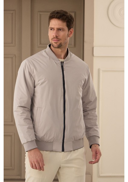 Unisex Çift Taraflı Giyilebilir Regular-Fit Kalıp Su Geçirmez Mont - 970DNGR
