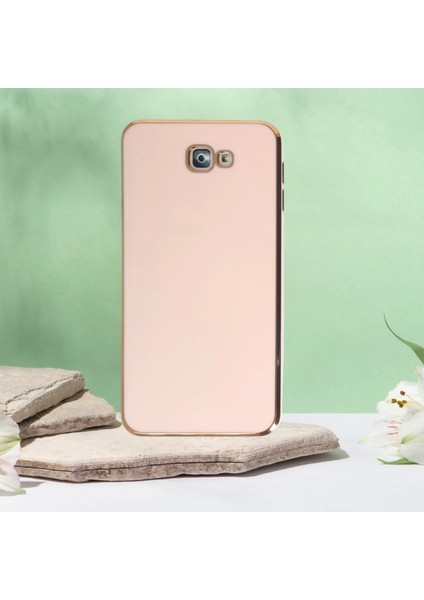 Samsung J7 Pri̇me Şanzeli̇ze Kilif Rose Gold (7272)