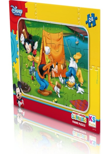 Ks Games Mickey Mose Frame Puzzle 24 Parça MCH704