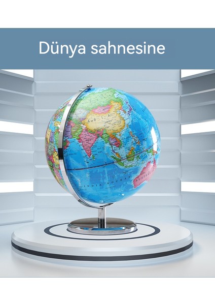 20 cm Ingilizce Yüksek Çözünürlüklü Baskılı Öğrenci Öğretim Küresi Çocuk Süsleme Saf Ingilizce Küre (Yurt Dışından)