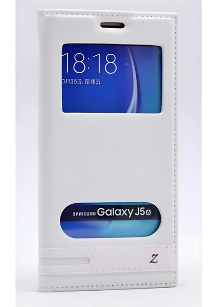 Galaxy J2 Kılıf Elite Pancereli Kapaklı Kılıf