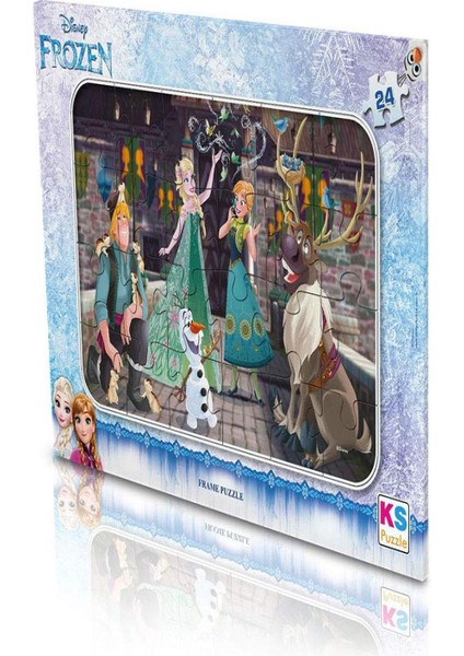 Ks Games Frozen Puzzle 24 Parça Frame FRZ704