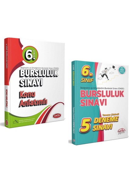 6. Sınıf Bursluluk Hazırlık Kitapları