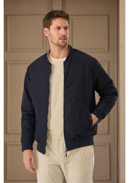 Unisex Çift Taraflı Giyilebilir Regular-Fit Kalıp Su Geçirmez Mont - 970DNGR