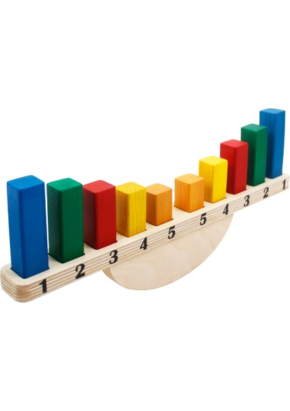 Montessori Ahşap Denge ve Terazi Oyunu - T3021 fırsatları