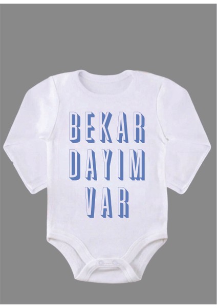 Uzun Kollu Organik Pamuk Baskılı Bebek Body Çıtçıtlı Zıbın ZBN047