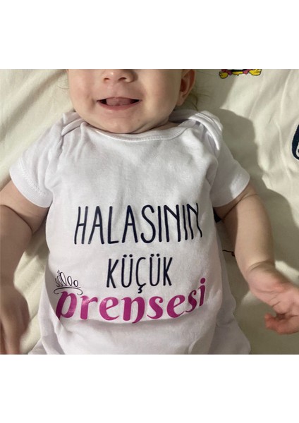 Organik Pamuk Halasının Küçük Prensesi Bebek Body Badi Çıtçıtlı Zıbın ZBN127 fiyatları