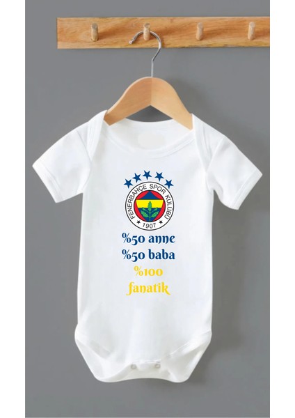 Outdoor One Organik Pamuk %50 Anne %50 Baba Sarı Lacivert Bebek Body Badi Çıtçıtlı Zıbın ZBN129