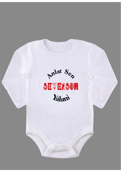 Uzun Kollu Organik Pamuk Baskılı Bebek Body Çıtçıtlı Zıbın Zbn003