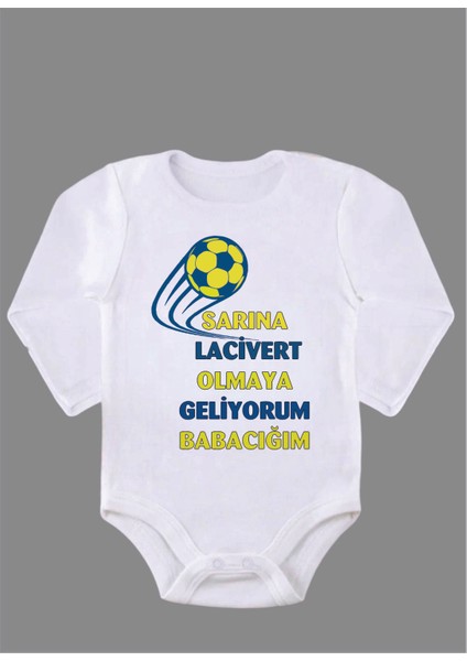 Uzun Kollu Organik Pamuk Baskılı Bebek Body Zıbın ZBN151
