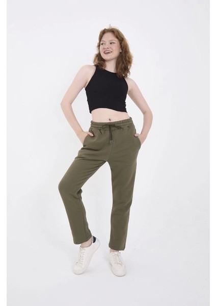 Unisex Üç Iplik Basic Eşofman Pantolon - Lacivert