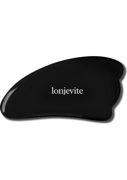 Siyah Obsidyen Gua Sha | Wing-Shape Black Obsidian Gua Sha