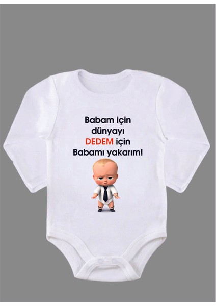 Uzun Kollu Organik Pamuk Baskılı Bebek Body Çıtçıtlı Zıbın Zbn038 modelleri