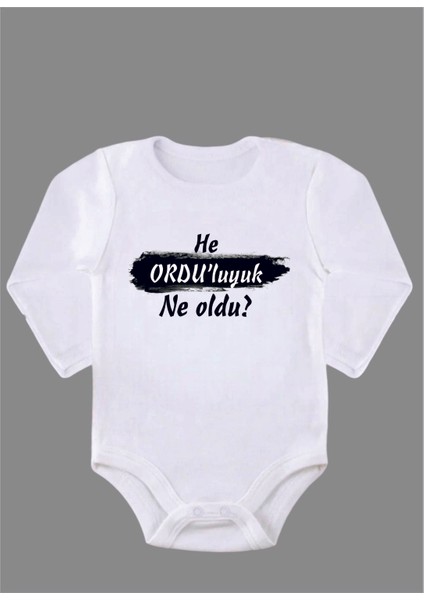 Uzun Kollu Organik Pamuk Baskılı Bebek Body Çıtçıtlı Zıbın Zbn110