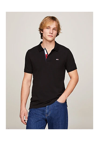 Tommy Hilfiger Erkek Tjm Slim Placket Polo T-Shirt