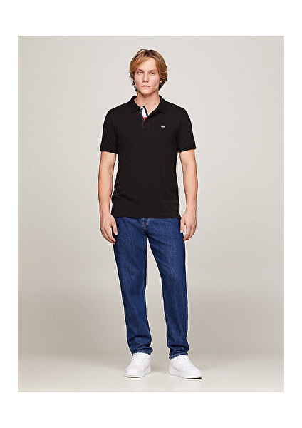 Erkek Tjm Slim Placket Polo T-Shirt