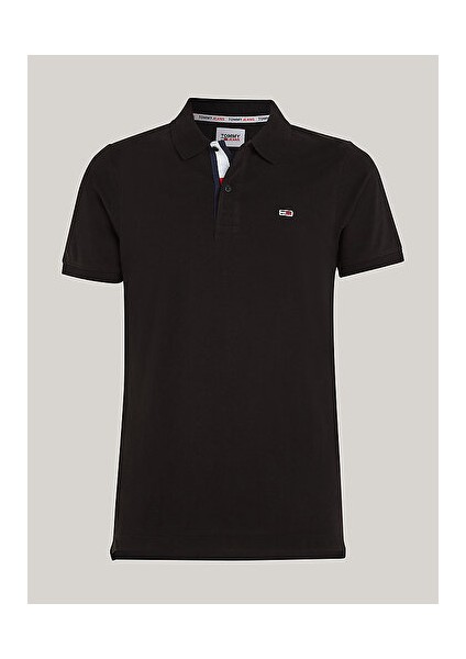 Erkek Tjm Slim Placket Polo T-Shirt