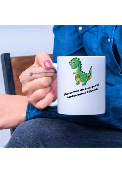 Dinozorlarda Sanıyorlar Ki Birtek Onlar Tükendi Kupa Bardak