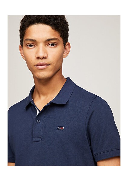 Tommy Hilfiger Erkek Tjm Slim Placket Polo T-Shirt