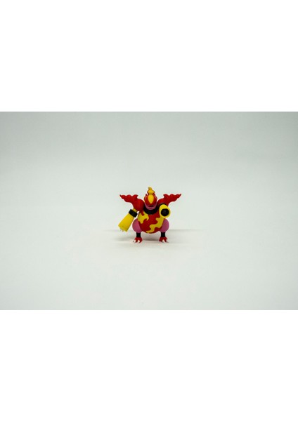 Magby - Magmar - Magmortar Pokemon 3D Model Evrim 3lü Tüm Set