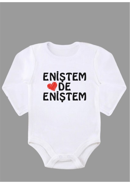 Uzun Kollu Organik Pamuk Baskılı Bebek Body Çıtçıtlı Zıbın Zbn099