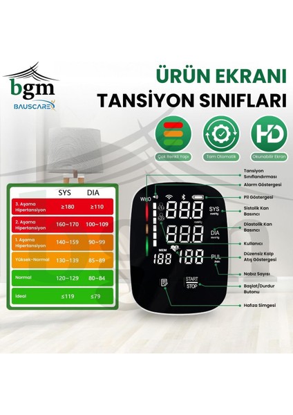 Tansiyon Aleti Türkçe Konuşan Dijital Otomatik Hafızalı Koldan Ölçer Tansiyon Aleti indirimleri