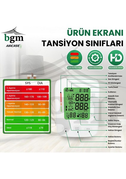 Tansiyon Aleti Yüksek Kalite Otomatik Koldan Ölçer Hafızalı Tansiyon Aleti indirimleri