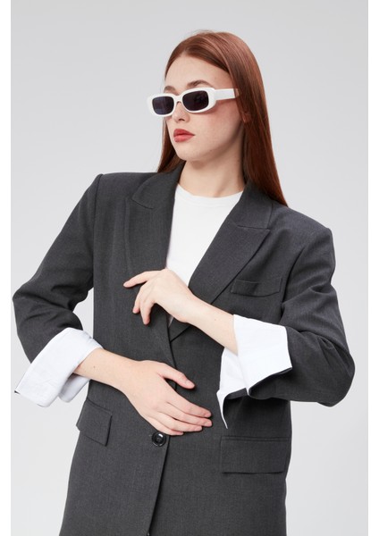 Kadın Kolu Katlama Detaylı Blazer Ceket fırsatları