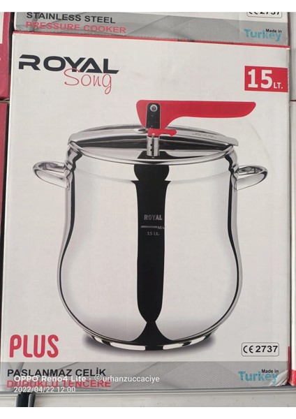 Royal Song Royal Güveç Düdüklü Tencere 15 Litre