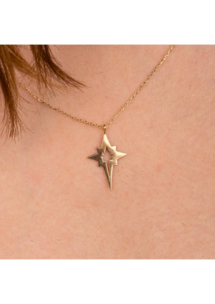 Altın Kolye - Altın Kolye - Kutup Yıldızı 14 Ayar Altın Kolye fiyatları