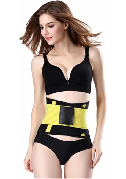 Hot Belt Shapers Neotex Termal Sauna Kemer Korse - Sarı (7272)