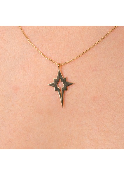 Altın Kolye - Altın Kolye - Kutup Yıldızı 14 Ayar Altın Kolye fırsatları