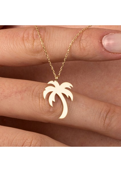 Altın Kolye - Altın Kolye - Palmiye Ağacı 14 Ayar Altın Kolye fırsatları