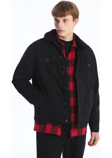 Lcw Jeans Standart Kalıp Erkek Jean Ceket