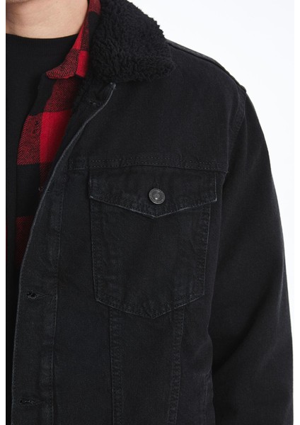 Lcw Jeans Standart Kalıp Erkek Jean Ceket modelleri