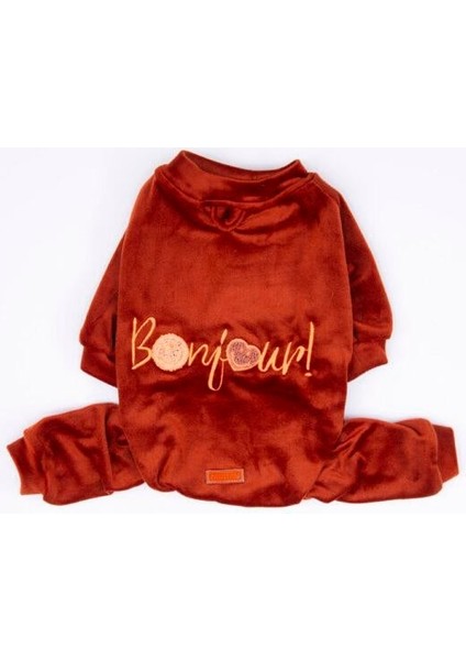 Kiremit Bonjour Kadife Küçük Irk Köpek Tulumu fiyatları