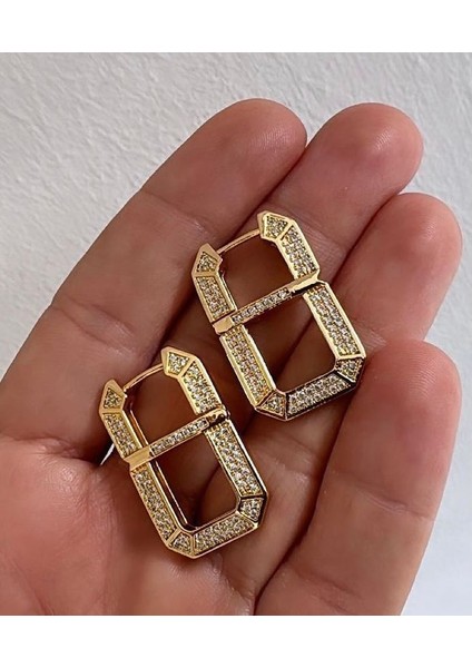 Taşlı Marka Model Tasarım Serenay Küpe modelleri